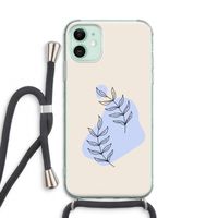 Leaf me if you can: iPhone 11 Transparant Hoesje met koord