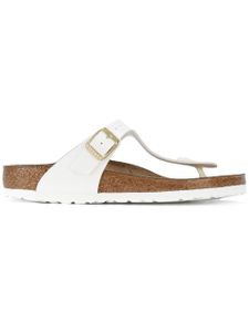 Birkenstock sandales à boucle - Blanc