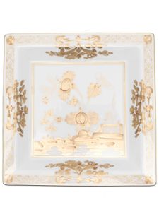 GINORI 1735 "plateau Oriente Italiano en porcelaine (24,5 x 24,5 cm)" - Blanc