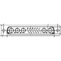 Molex 1727040018 D-sub connector Aantal polen: 17 Soldeerkelk 1 stuk(s) Box - thumbnail