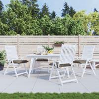 VidaXL Palletkussens 4 st 50x50x7 cm oxford stof taupe