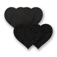 nippies - basic zwart hart - thumbnail