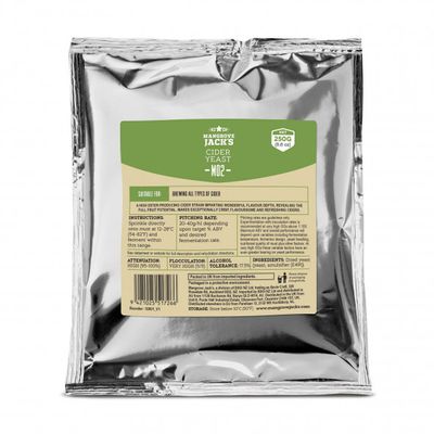 Gedroogde gist Cider M02 - 250 g - Mangrove Jack's Craft Series