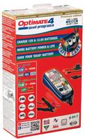 TecMATE Acculader "optimate 4 quad programma". charger optomate 4 quad progr.12 volt