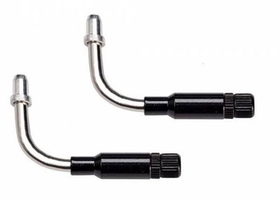 Elvedes verstelbare v-brake bochtjes 90° rvs kort model (2 stuks)