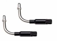 Elvedes verstelbare v-brake bochtjes 90° rvs kort model (2 stuks)