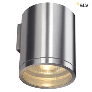 Buiten wandlamp ROX WALL OUT UP/DOWN GU10 Geborsteld aluminium