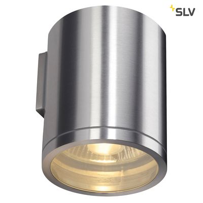Buiten wandlamp ROX WALL OUT UP/DOWN GU10 Geborsteld aluminium