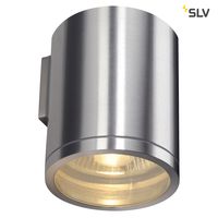 Buiten wandlamp ROX WALL OUT UP/DOWN GU10 Geborsteld aluminium