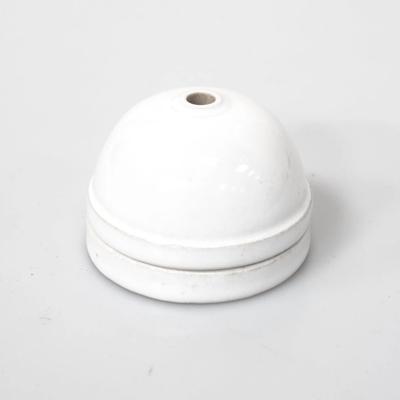 Halve maan kap wit porselein bol 6,5 cm