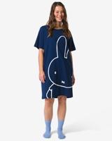 HEMA Nijntje damesnachthemd Fiona jersey donkerblauw (donkerblauw)