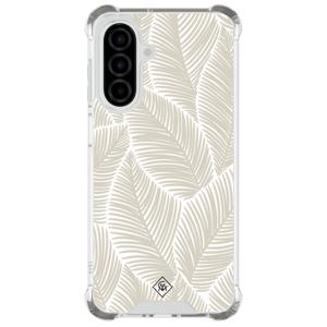 Samsung Galaxy A26 shockproof hoesje - Palmy leaves beige