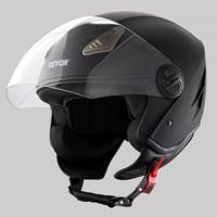 VEVOR 3/4-Face Motorcrosshelm Motorhelm 56-56cm Zwart Maat S