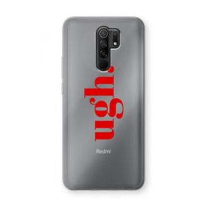 Ugh: Xiaomi Redmi 9 Transparant Hoesje