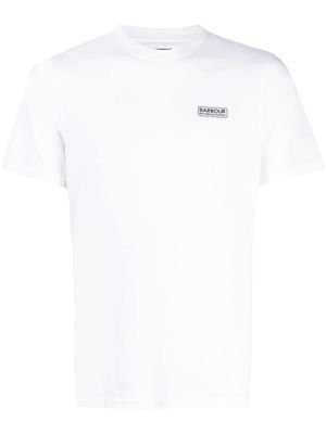 Barbour t-shirt en coton à logo imprimé - Blanc