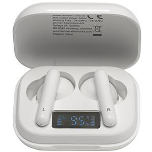 Denver Bluetooth draadloze earbuds + oplaadcase wit - 7120855