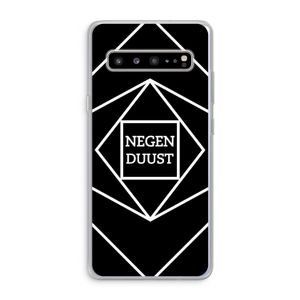 Negenduust geometrisch: Samsung Galaxy S10 5G Transparant Hoesje