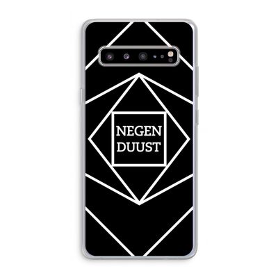 Negenduust geometrisch: Samsung Galaxy S10 5G Transparant Hoesje