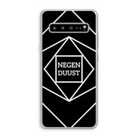 Negenduust geometrisch: Samsung Galaxy S10 5G Transparant Hoesje