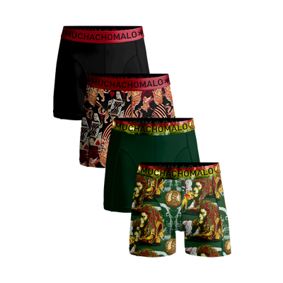 Muchachomalo 4-pack boxershorts Bobmalo Queen