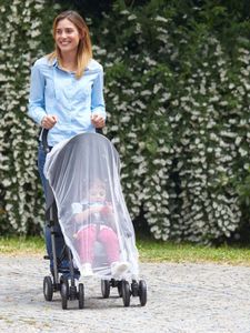 CHICCO universeel muskietennet voor kinderwagen wit