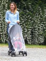 CHICCO universeel muskietennet voor kinderwagen wit - thumbnail