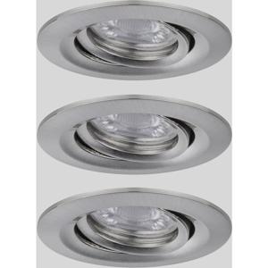 Paulmann 92973 EBL Nova mini Plus Coin LED-inbouwlamp Set van 3 stuks LED 4.20 W IJzer