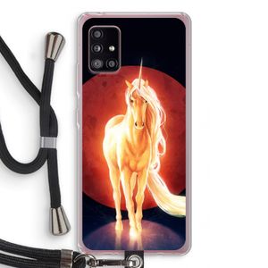 Last Unicorn: Samsung Galaxy A51 5G Transparant Hoesje met koord