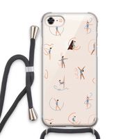 Dancing #3: iPhone 8 Transparant Hoesje met koord
