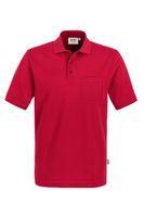 Hakro 802 Pocket polo shirt Top - Red - L