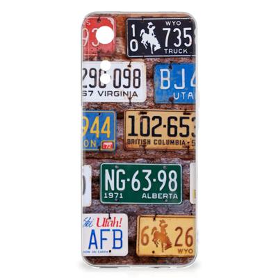 OPPO A78 5G | A58 5G | Siliconen hoesje | met foto Kentekenplaten