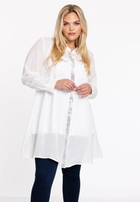 Yoek Blouse tape | Wit | Maat 58/60