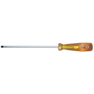 C.K Elektronica Platte schroevendraaier Kopbreedte: 5 mm Koplengte: 200 mm DIN 5264, DIN ISO 2380-2