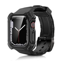 Apple Watch Series 8/7/6/5/4/SE Shock Armor Protective Band - Black