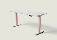 Desktronic HomePro bureau Zachtroze / Grijs / 180x80 cm