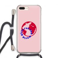 Run The World: iPhone 7 PLUS Transparant Hoesje met koord