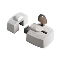 AXA 3015 Raam veiligheidsoplegslot gelijkliggend wit - 3015-00-98/G