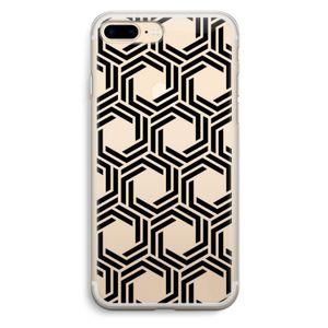 Geometrisch patroon: iPhone 7 Plus Transparant Hoesje