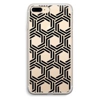 Geometrisch patroon: iPhone 7 Plus Transparant Hoesje