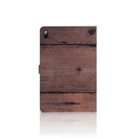 Samsung Galaxy Tab S7 FE | S7+ | S8+ Tablet Book Cover Old Wood - thumbnail