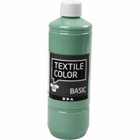 Creativ Company Textielkleur, zeegroen, 500 ml/ 1 fles