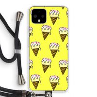 Isjes: Pixel 4 Transparant Hoesje met koord