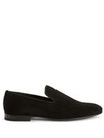 Giuseppe Zanotti mocassins en daim - Noir