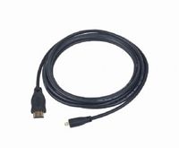 Gembird 3m HDMI-M/micro HDMI-M HDMI kabel HDMI Type A (Standaard) HDMI Type D (Micro) Zwart - thumbnail