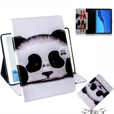 Panda patroon horizontale Flip lederen case voor Huawei MediaPad M5 Lite 10 1 met houder & Card slot & portemonnee