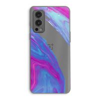 Zweverige regenboog: OnePlus Nord 2 5G Transparant Hoesje