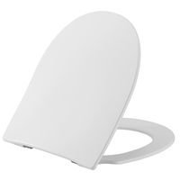 Pressalit 300 toiletzitting - 36x40cm - softclose & quickrelease - scharniermodel DM1 - Wit 1132000-dm1999