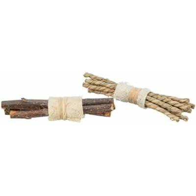 Trainingsspeelgoed Trixie Hout Zeealgen 10 × 3 CM (2 Stuks)