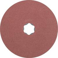 PFERD TOOLS 64190012 Combiclick korrel fiberschijf Ø 115 mm A 120 voor universele toepassingen Diameter 115 mm
