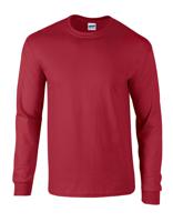 Gildan G2400 Ultra Cotton™ Long Sleeve T-Shirt - Cardinal Red - S